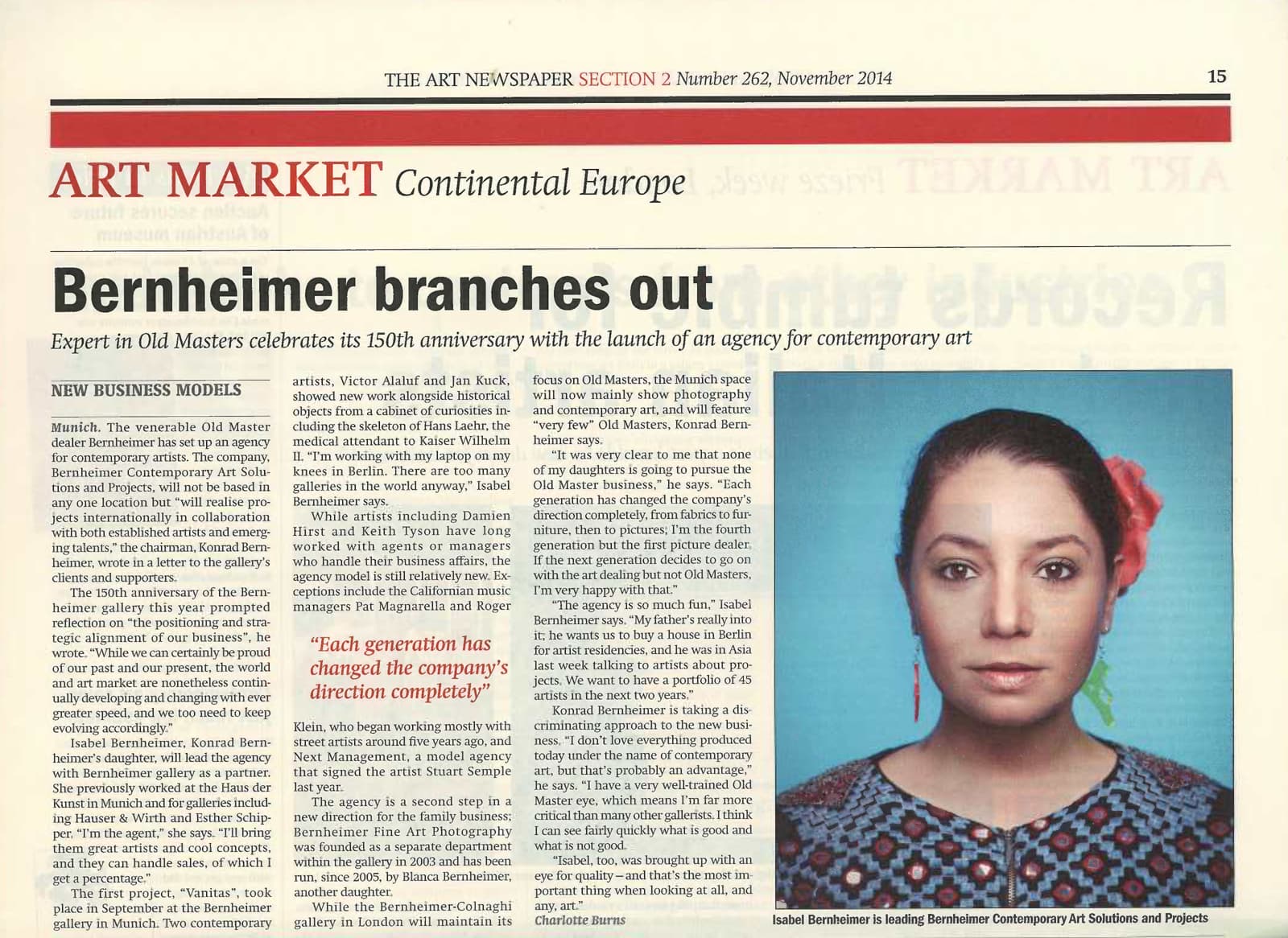Press article - ARTNEWS-article